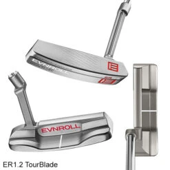 Evnroll Classic Series Blade Silver Satin Finish Putters -FairwayPro Store EVN0011b
