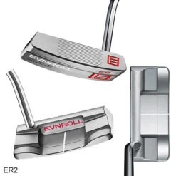 Evnroll Classic Series Blade Silver Satin Finish Putters -FairwayPro Store EVN0011c