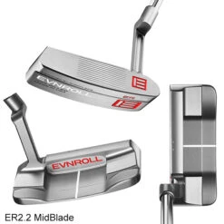 Evnroll Classic Series Blade Silver Satin Finish Putters -FairwayPro Store EVN0011e