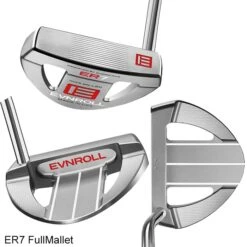 Evnroll Classic Series Mallet Silver Satin Finish Putters 17 Evnroll Classic Series Mallet Silver Satin Finish Putters -FairwayPro Store EVN0012c