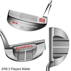 Evnroll Classic Series Mallet Silver Satin Finish Putters 18 Evnroll Classic Series Mallet Silver Satin Finish Putters -FairwayPro Store EVN0012d