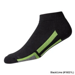 FootJoy Dry Fashion Sport Black Socks -FairwayPro Store FTJ1053 1053b
