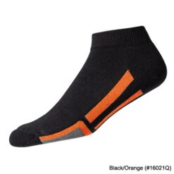 FootJoy Dry Fashion Sport Black Socks -FairwayPro Store FTJ1053 1053c