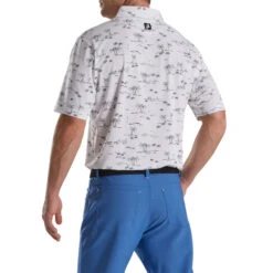 FootJoy Tropic Golf Print Lisle Self Collar -FairwayPro Store FTJ1369e