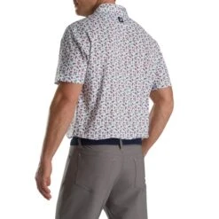 FootJoy Mini Floral Lisle Self Collar -FairwayPro Store FTJ1370d