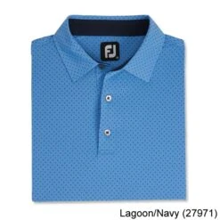 FootJoy Stretch Lisle Dot Print Self Collar -FairwayPro Store FTJ1371e