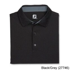FootJoy Stretch Lisle Dot Print Self Collar -FairwayPro Store FTJ1371g