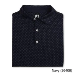 FootJoy Stretch Lisle Dot Print Self Collar -FairwayPro Store FTJ1371i