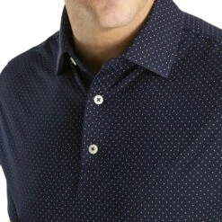 FootJoy Stretch Lisle Dot Print Self Collar -FairwayPro Store FTJ1371l