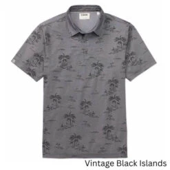 Linksoul Printed Astoria Polo Shirt 8 Linksoul Printed Astoria Polo Shirt -FairwayPro Store LKS0034c