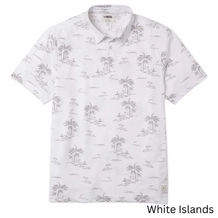 Linksoul Printed Astoria Polo Shirt 6 Linksoul Printed Astoria Polo Shirt - Image 4