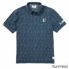 Linksoul Tour Logo Blossom Print Anza Polo Shirt -FairwayPro Store LKS0036a