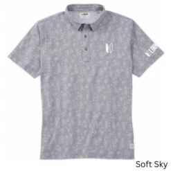 Linksoul Tour Logo Blossom Print Anza Polo Shirt 6 Linksoul Tour Logo Blossom Print Anza Polo Shirt -FairwayPro Store LKS0036b