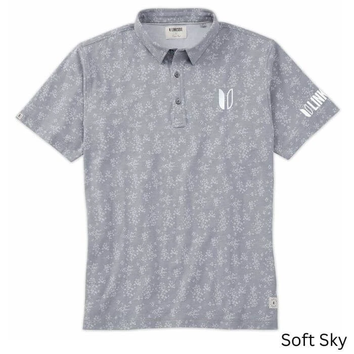 Linksoul Tour Logo Blossom Print Anza Polo Shirt 4 Linksoul Tour Logo Blossom Print Anza Polo Shirt - Image 2