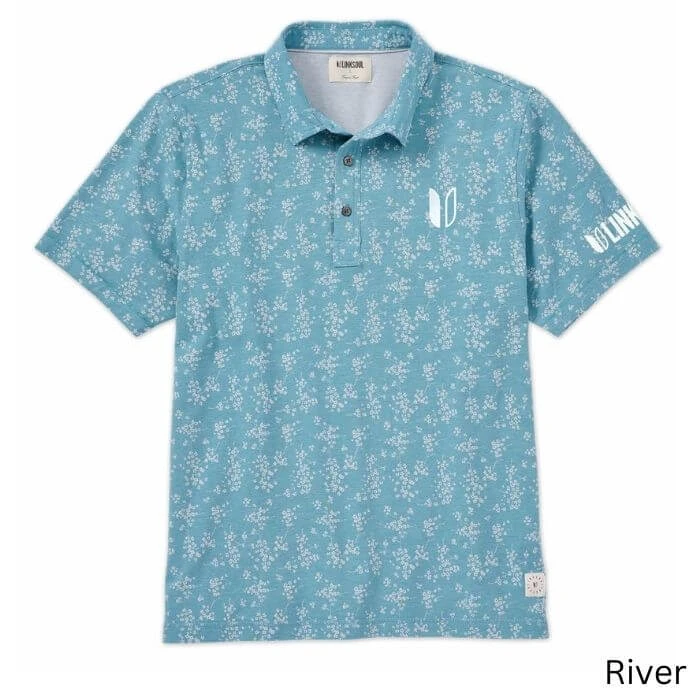 Linksoul Tour Logo Blossom Print Anza Polo Shirt 5 Linksoul Tour Logo Blossom Print Anza Polo Shirt - Image 3