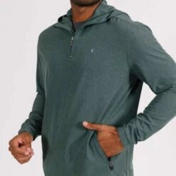 Linksoul Boardwalker AC Hooded Quarter-Zip -FairwayPro Store LKS0040e