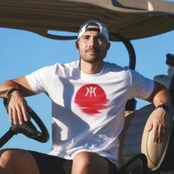 Miura Setting Sun Tee -FairwayPro Store MIU0195b