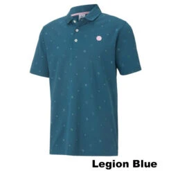 Puma Legacy Print Golf Polo -FairwayPro Store PMA0564b