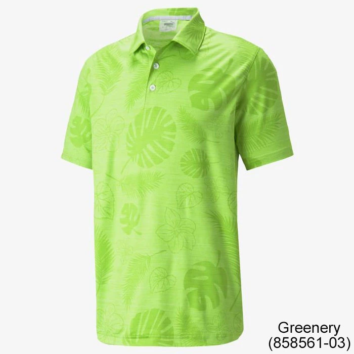 Puma CLOUDSPUN Leaves N Flowers Golf Polo 3 Puma CLOUDSPUN Leaves N Flowers Golf Polo
