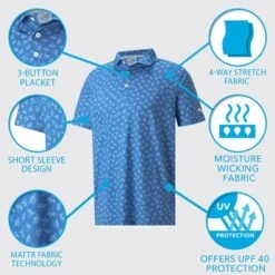 Puma MATTR Beehive Golf Polo -FairwayPro Store PMA0592f