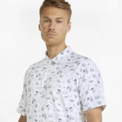 Puma Volition Block Party Golf Polo -FairwayPro Store PMA0610g