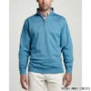 Peter Millar Heather Interlock Quarter Zip Sweaters W/ Logo -FairwayPro Store PTM0003 3a