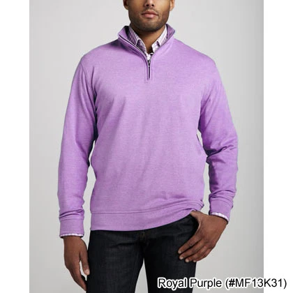 Peter Millar Heather Interlock Quarter Zip Sweaters W/ Logo 7 Peter Millar Heather Interlock Quarter Zip Sweaters W/ Logo - Image 5