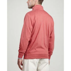 Peter Millar Heather Interlock Quarter Zip Sweaters W/ Logo 15 Peter Millar Heather Interlock Quarter Zip Sweaters W/ Logo -FairwayPro Store PTM0003 3g