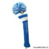 RocketTour Royal Blue Base Rugby Stripe Pom Pom Headcover -FairwayPro Store ROC0007 7a