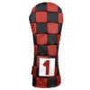 Rose & Fire Checkered Premium USA Leather Headcover -FairwayPro Store RSF0042 42a