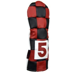 Rose & Fire Checkered Premium USA Leather Headcover -FairwayPro Store RSF0042 42d