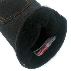Rose & Fire Black Raw Denim Headcover Set -FairwayPro Store RSF0045 45e
