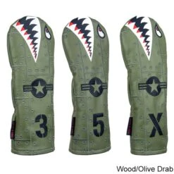 Rose & Fire Bomber/Warhawk Premium USA Leather Headcover -FairwayPro Store RSF0054g