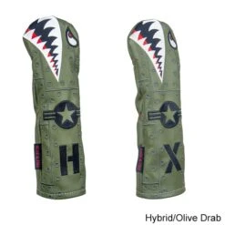 Rose & Fire Bomber/Warhawk Premium USA Leather Headcover -FairwayPro Store RSF0054h