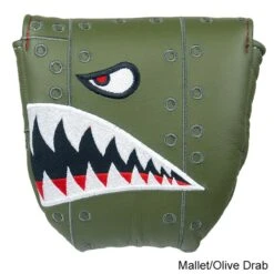 Rose & Fire Bomber/Warhawk Premium USA Leather Putter Covers -FairwayPro Store RSF0055c