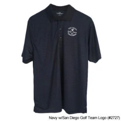 San Diego Gift Stripe Polo Shirts (#2727) 12 San Diego Gift Stripe Polo Shirts (#2727) -FairwayPro Store SAG0027e