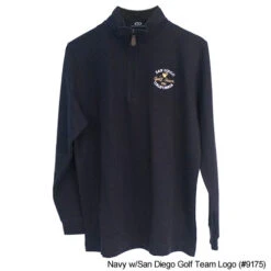 San Diego Gift 1/4 Zip Flat Back Rib Pullovers (#9175) -FairwayPro Store SAG0030 30d