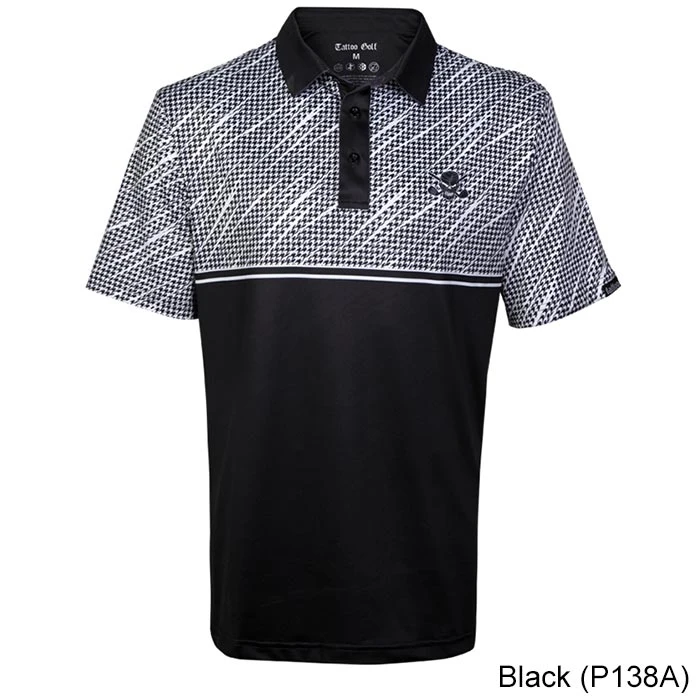 Tattoo Golf Houndstooth Cool-Stretch Golf Shirt 5 Tattoo Golf Houndstooth Cool-Stretch Golf Shirt - Image 3