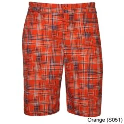 Tattoo Golf Plaid Cool-Stretch Golf Shorts