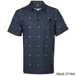 Tattoo Golf Geo Cool-Stretch Golf Shirt -FairwayPro Store TAT0280g