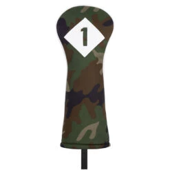 Titleist Woodland Camo Leather Cotton Twill Driver Headcover