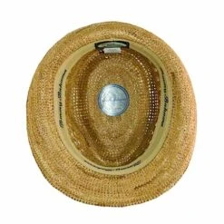 Tommy Bahama Brown Toyo Fedora Hats (#TBW 135OS)