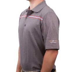 Vokey Design FJ ProDry Lisle Chest Stripe Polo Shirts