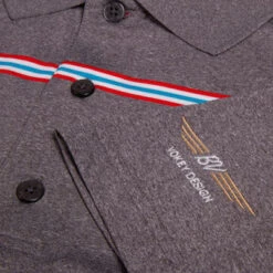 Vokey Design FJ ProDry Lisle Chest Stripe Polo Shirts -FairwayPro Store VKD0193 193c